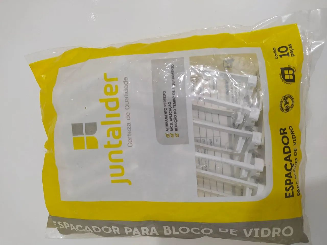 Espaçador para bloco de vidro juntalider