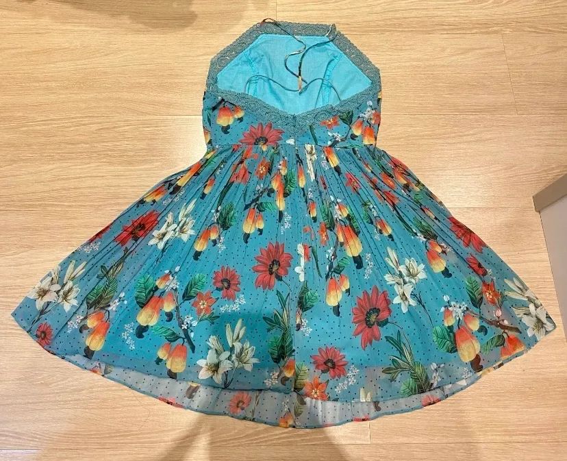 Vestido Floral Azul Antix - Foto 3