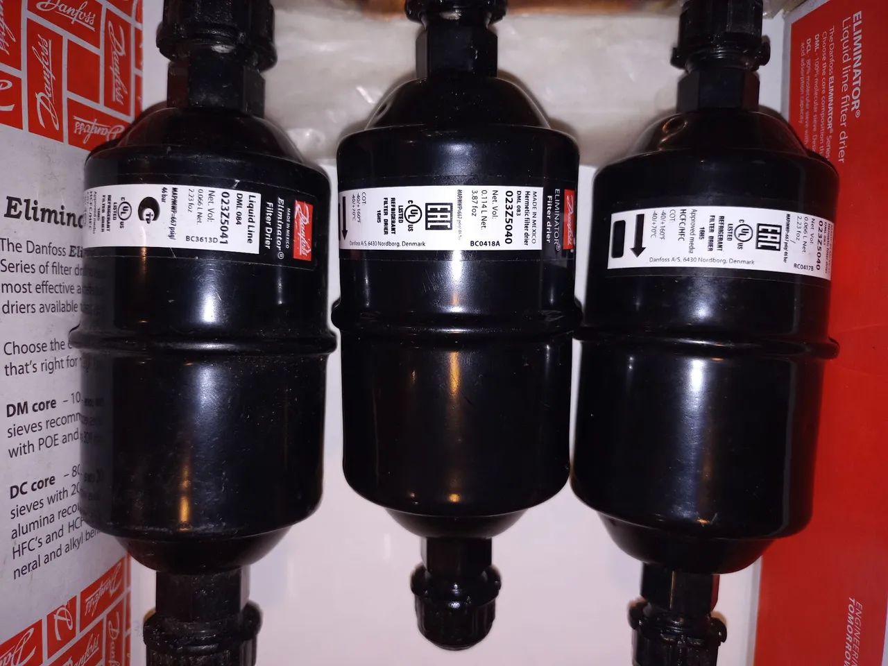 Kit de Filtros Danfoss 023Z5040 + filtros Secadores + Rolo de Tubo Capilar - Foto 2
