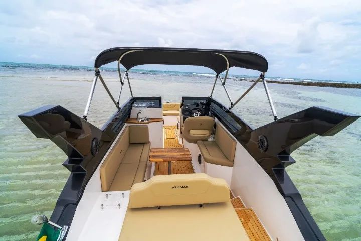 Lancha Atymar 26 pés aberta com banheiro - Foto 3