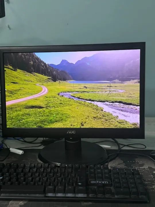 Monitor AOC Lcd 18,5 Polegadas E950sw  1366 x 768