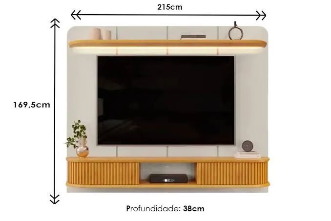 Painel para Tv até 75 polegadas - Promoção  - Foto 4