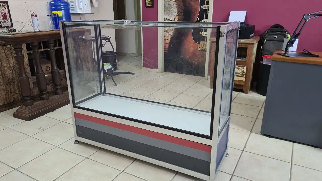 BALCAO VITRINE EXPOSITOR ATENDIMENTO 