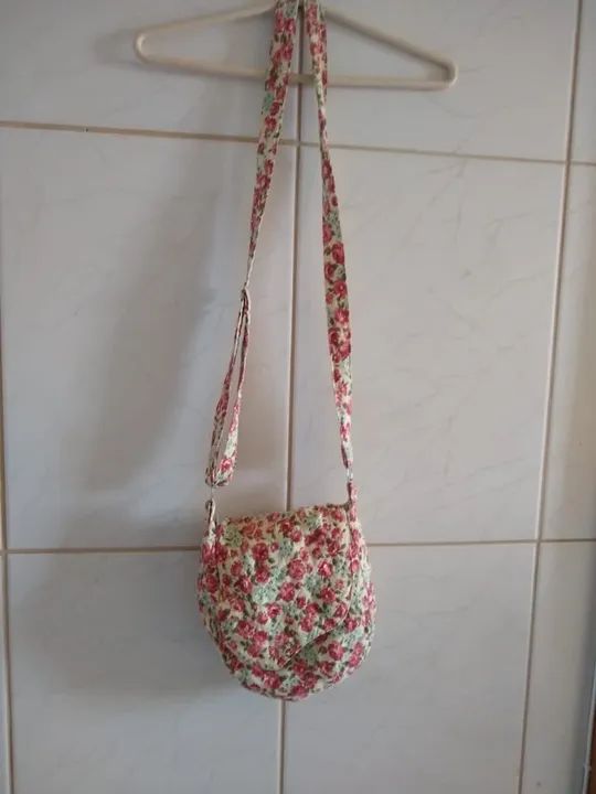 Bolsa floral de tecido - Foto 3