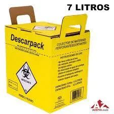 Coletor de 7L Perfurocortantes Caixa  - UNIDADE
