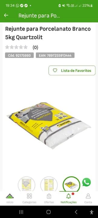 Quartizolit rejunte branco 5kg - Foto 2