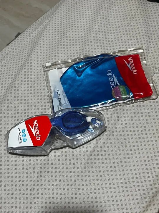 Touca + óculos de natação speed 