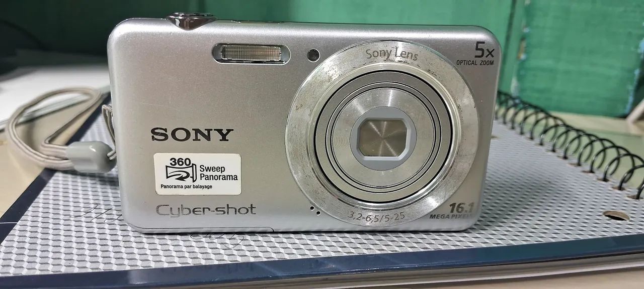 Câmera cyber shot Sony 16.1 mega pixers