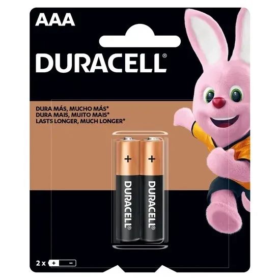 Pilha Duracell AAA 2UND MN2400 - WZetta