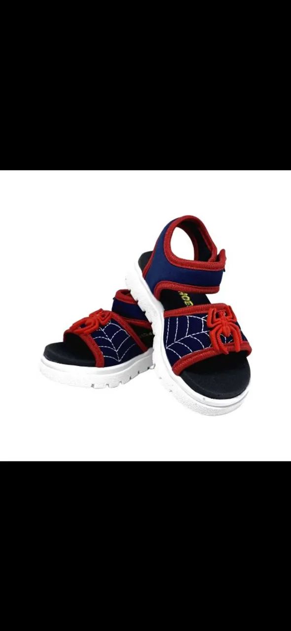 Sandália Infantil Homem Aranha - Tamanho 23