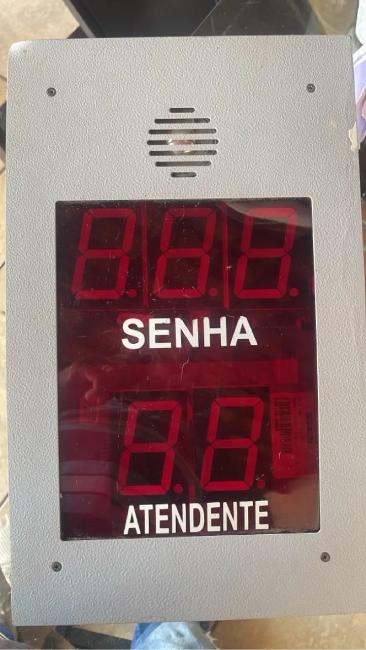 Chamador de senha somente painel