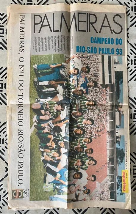 Palmeiras campeão Torneio Rio-SP 1993 - Foto 4