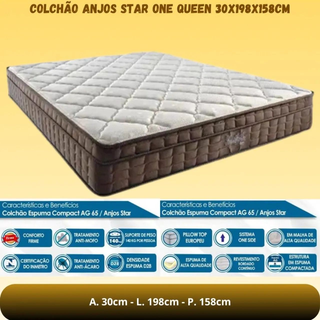 Cama box Queen anjos Star premium