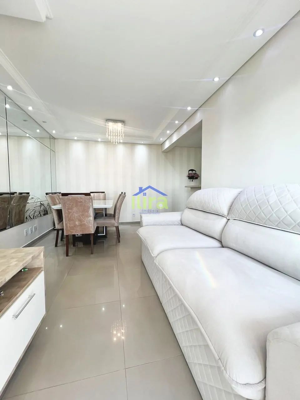 Apartamento para venda e locação mobiliado de 74M², 3 dormitórios sendo 1 suíte e 1 vaga e - Foto 4