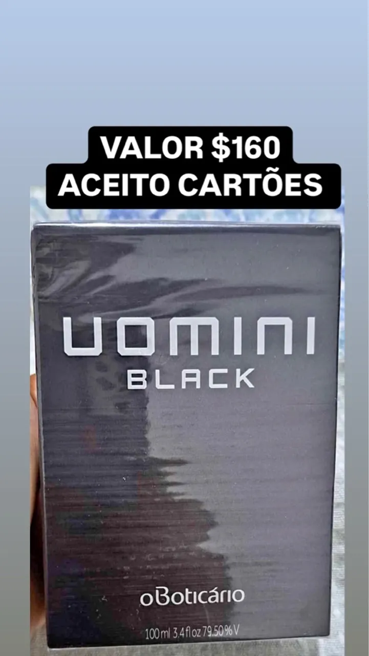 Perfume Uomini Black - O Boticário