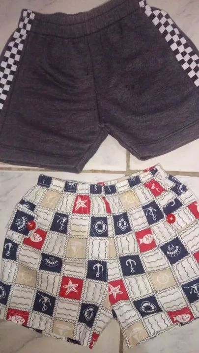 Shorts para Bebê - Pacote com 2 peças - Foto 2