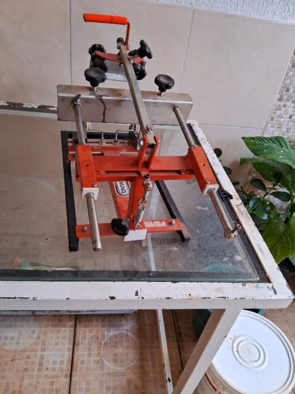 vendo maquina manual de imprimi copos em serigrafia