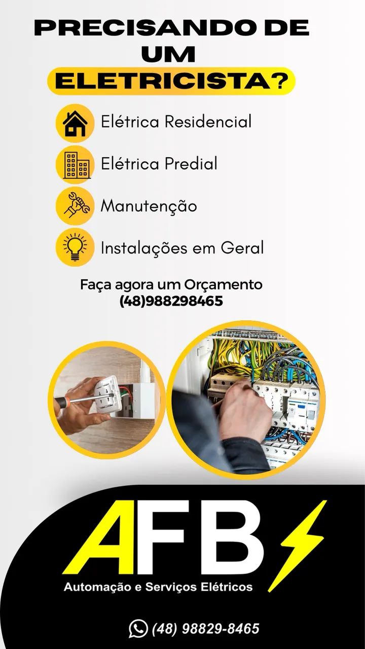 Eletricista 24h em Tubarão | Serviços Elétricos Rápidos e Seguros ?