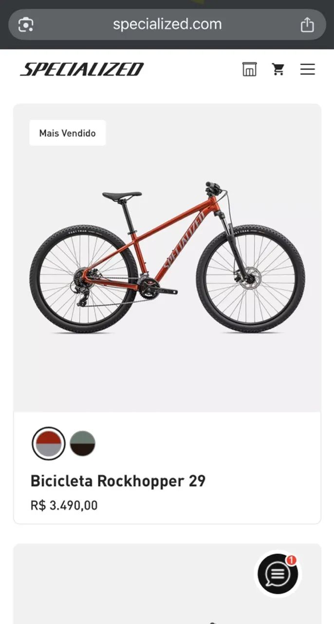 Bicicleta Specialized Rockhopper 29