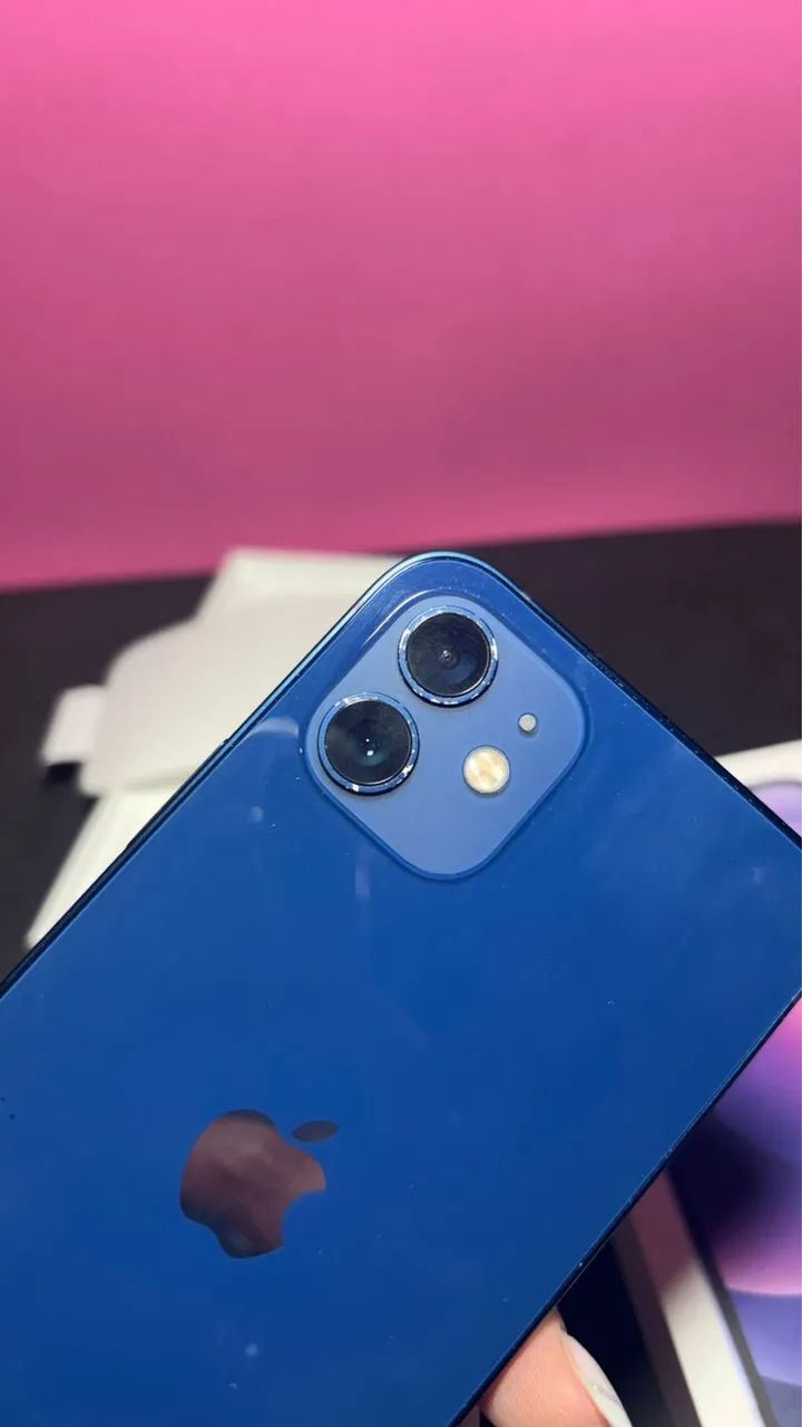 iPhone 12 Azul 64GB | Parcelamento S/ Juros (78% Bateria