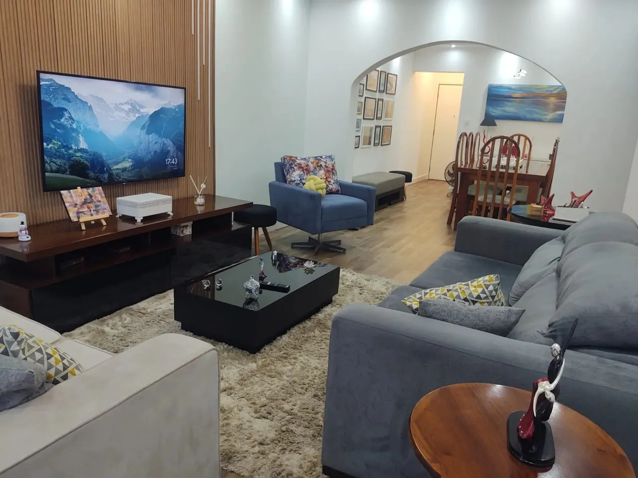 Apartamento à venda em Praia Grande-SP, bairro Ocian: 3 quartos, 1 suite, 2 salas, 1 banhe