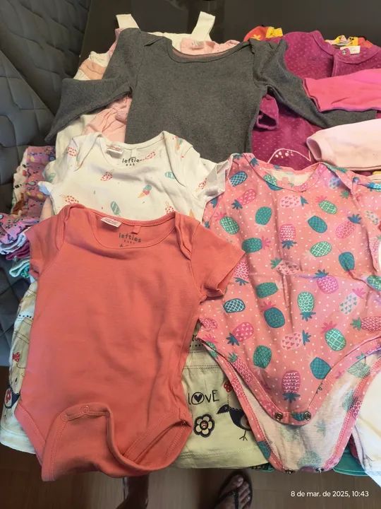 Lote de Roupas Infantis para Menina - Tamanhos Variados - Foto 3