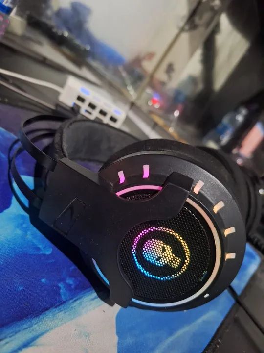 Teclado Gamer RGB WARRIOR e fone  - Foto 2