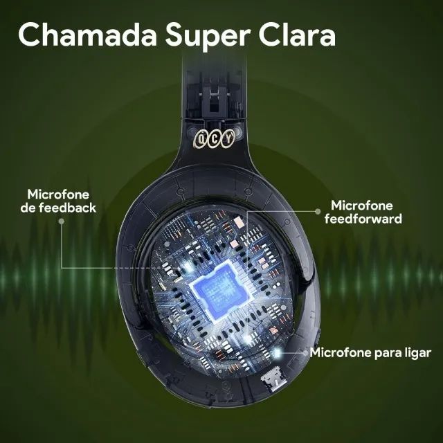 Fone QCY H3 Preto - Foto 5