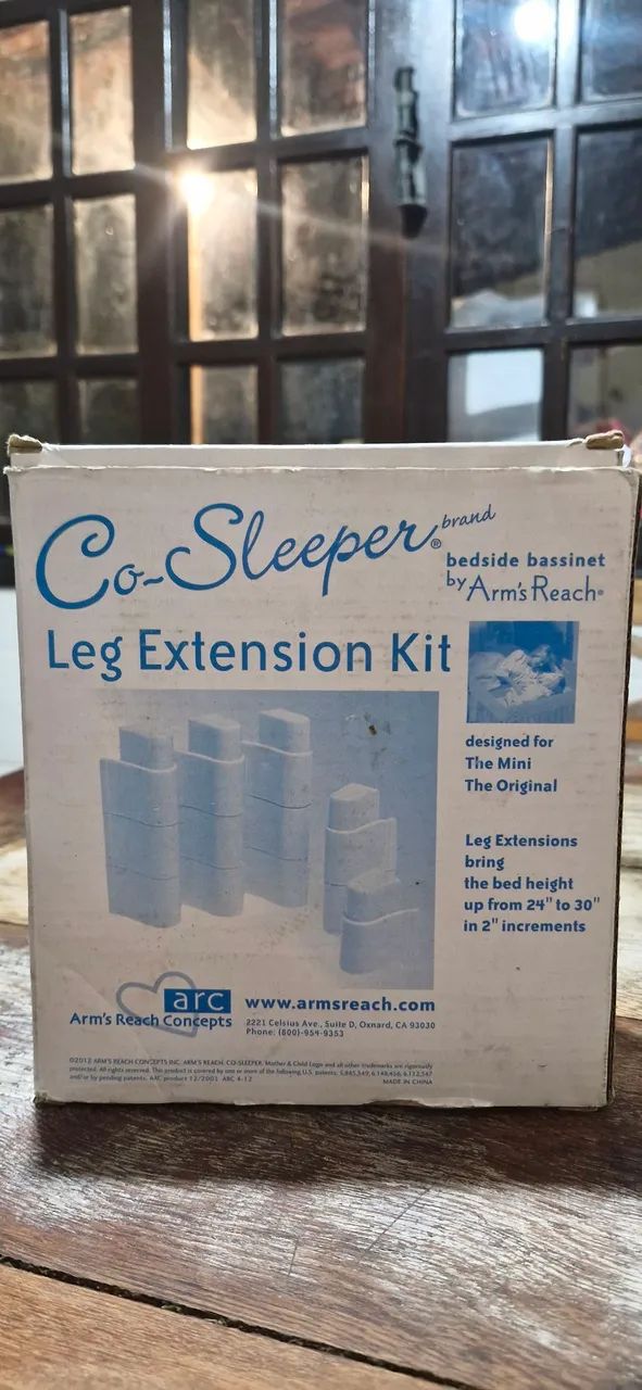Kit extensor de altura para berco com sleeper mini cor cafe novo
