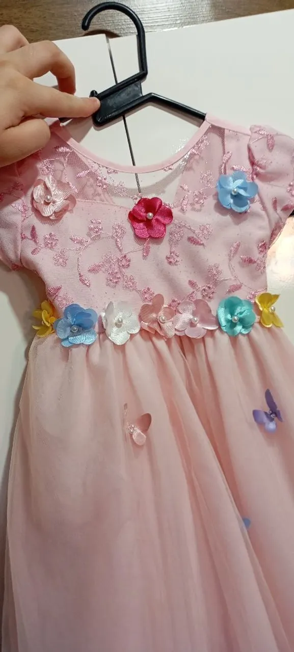 Vestido Infantil festa 1 ano