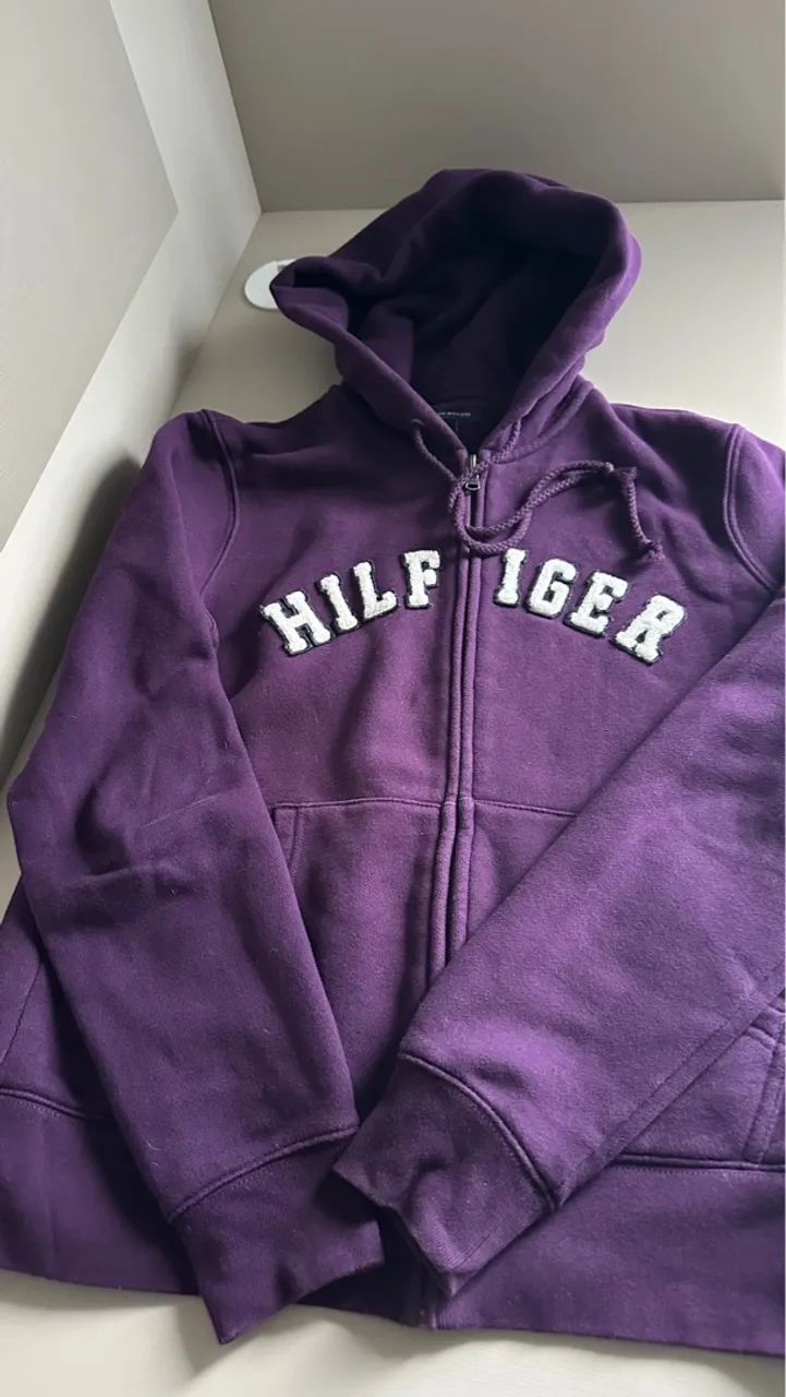 Casaco com Capuz Tommy Hilfiger Roxo - Foto 2