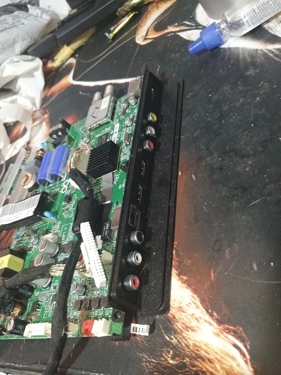 Placa principal tv DLED L40S4700FS completa igual a foto - Foto 5