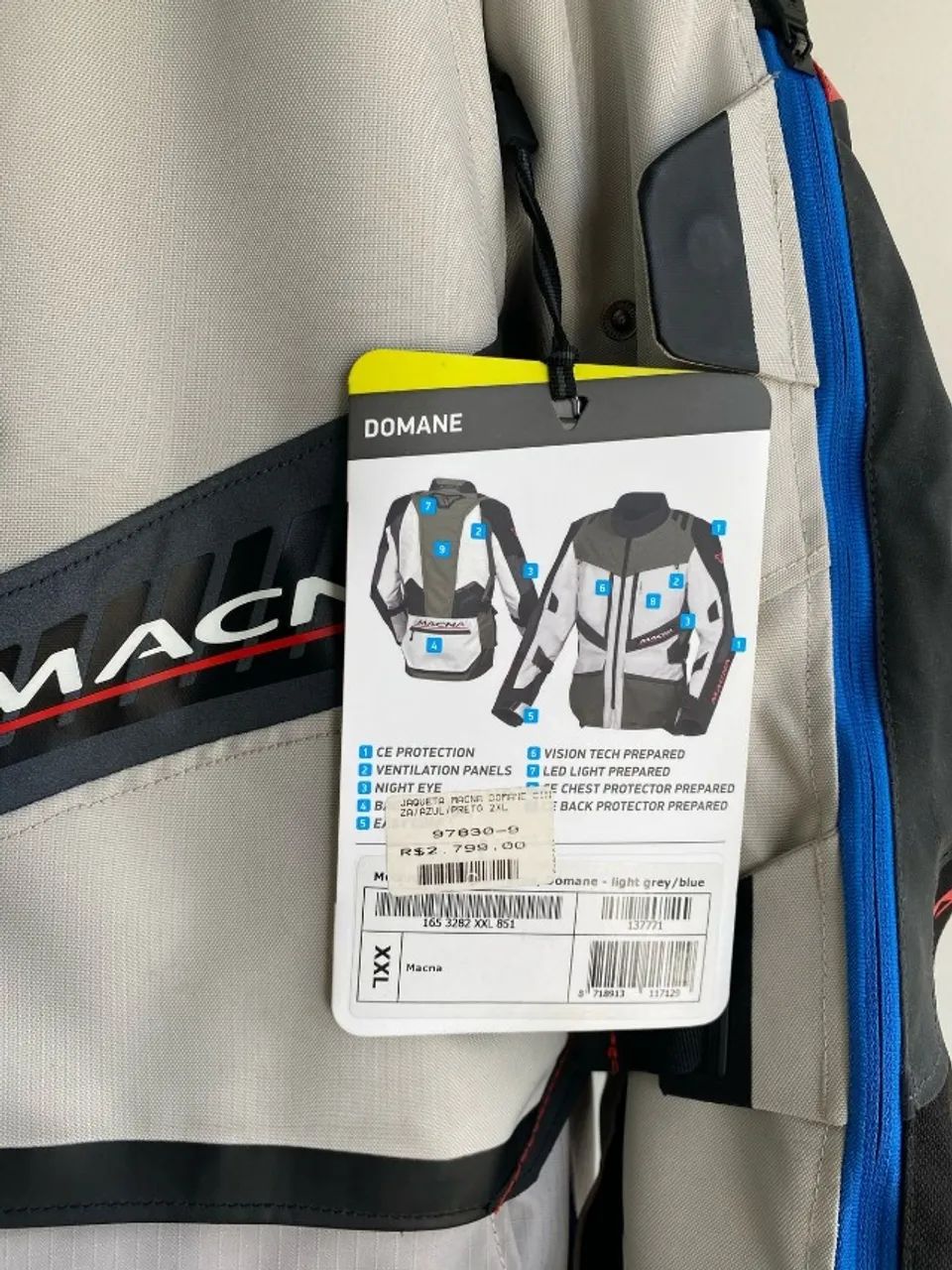 Jaqueta, Casaco moto BIG TRAIL marca MACNA - Foto 2