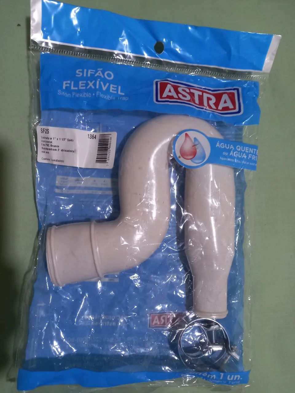Sifão Flexível Astra para Pia de Cozinha e Banheiro - Foto 2