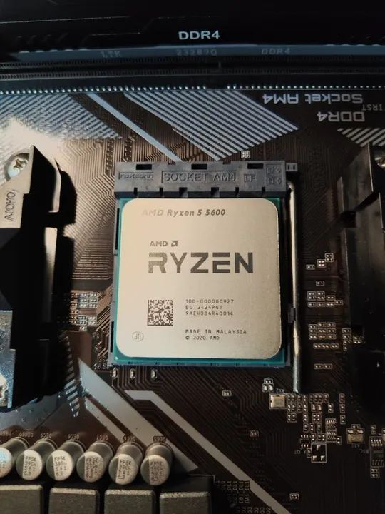 (Novo) Kit Processador Ryzen 5600 Oem / Placa mãe B550m - Foto 3