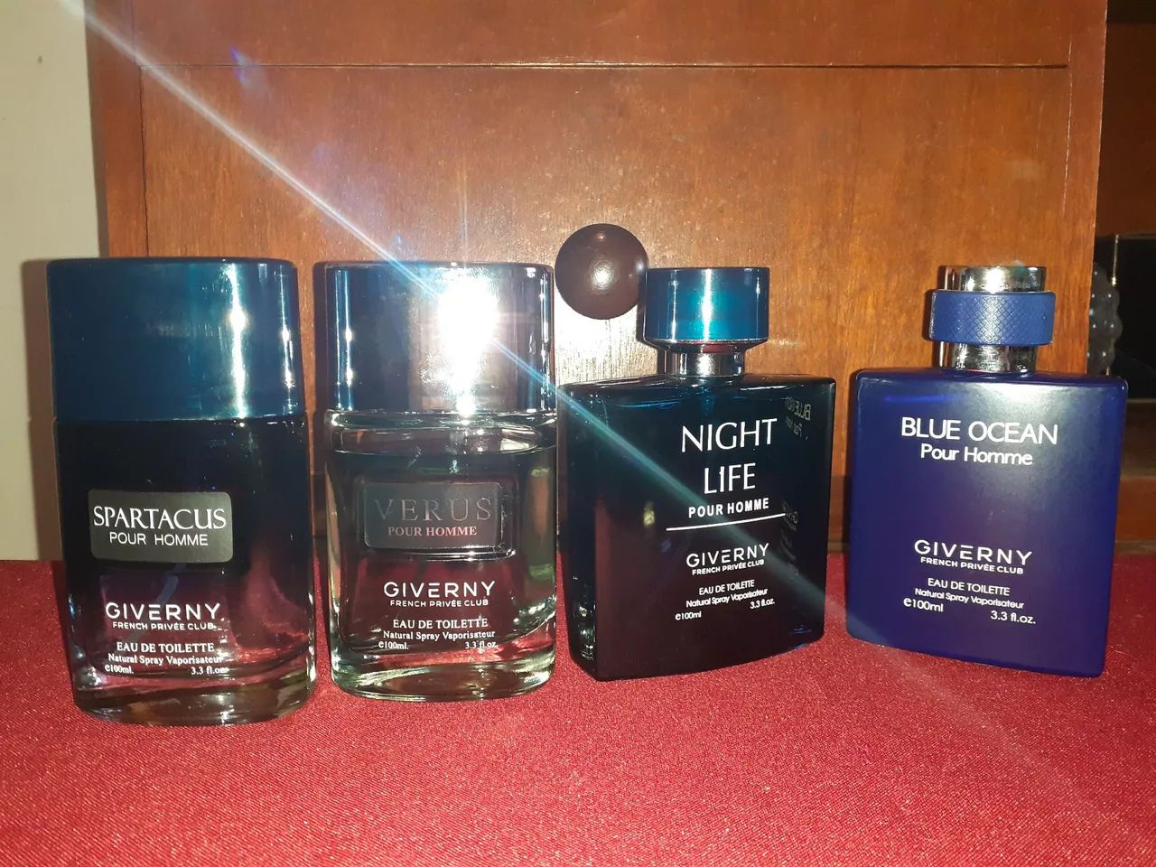 Kit 4 Perfumes Masculinos Giverny