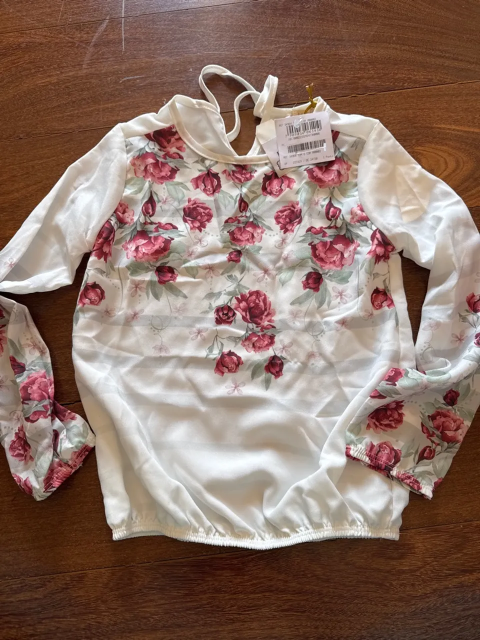 Blusa floral infantil