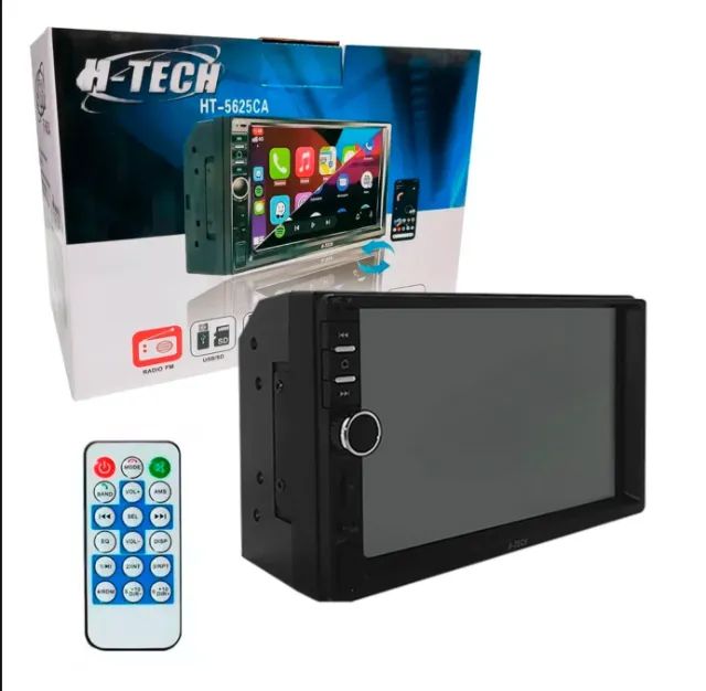 Central Multimidia MP5 2 Din 7" CarPlay Android Auto Espelhamento USB Bluetooth Camera ré - Foto 3