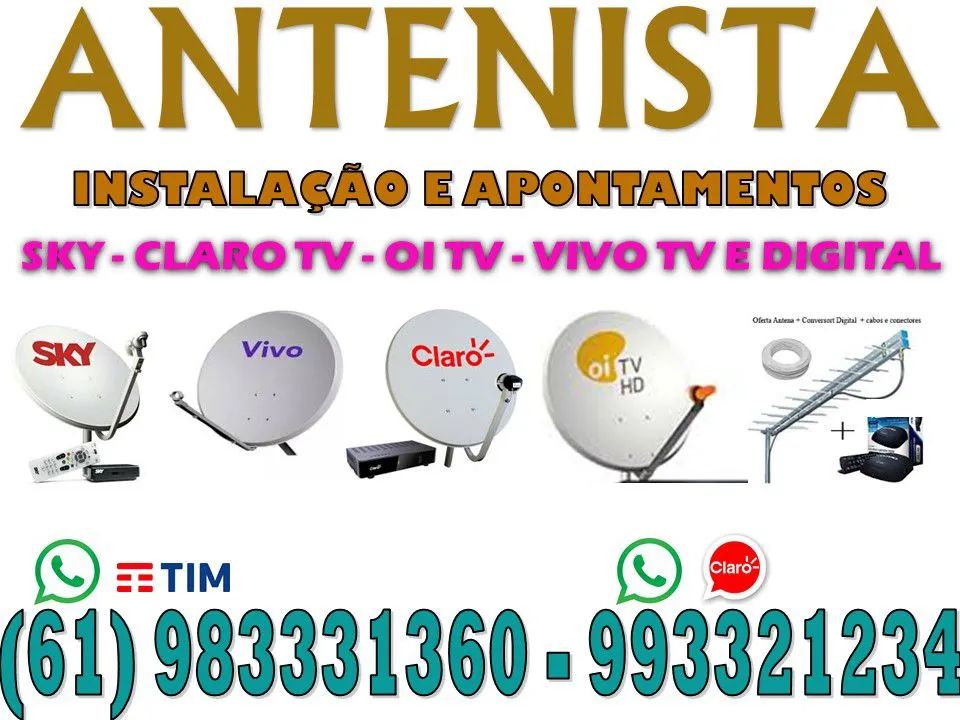 Antenista Brasília Df Geral 