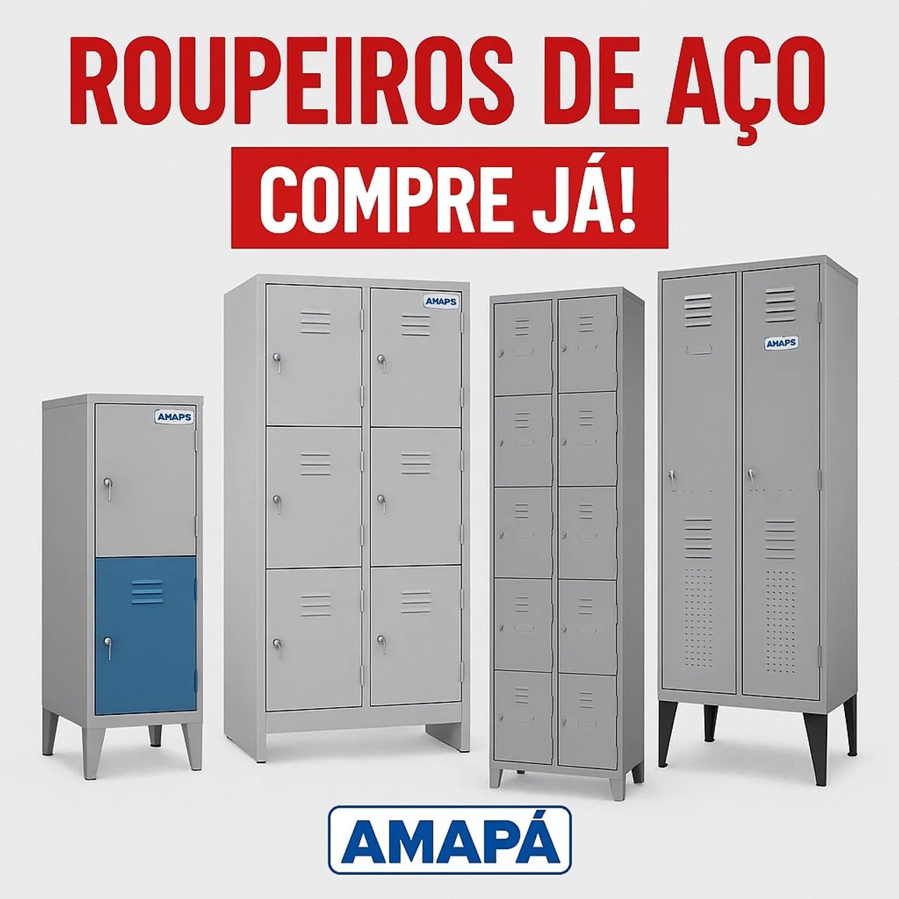 Roupeiros de Aço AMAPÁ direto da fábrica 