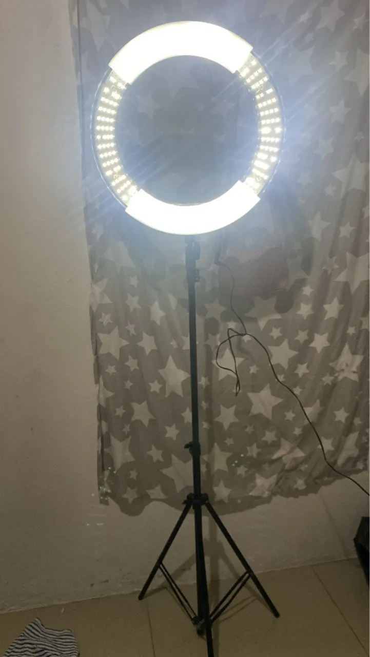Ring Light Profissional 18 polegadas com Tripé