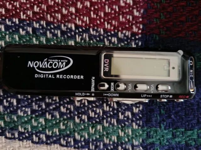 Gravador de voz digital R-70 Novacom na caixa em perfeito estado! - Foto 2