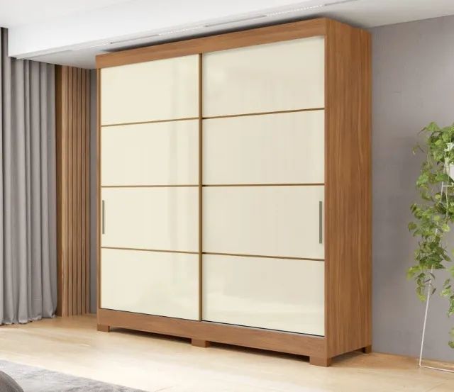 Guarda Roupa 2 Portas 2 Gavetas Casa Blanca DIVIDMOS EM ATE 10 X SEM JUROS 
