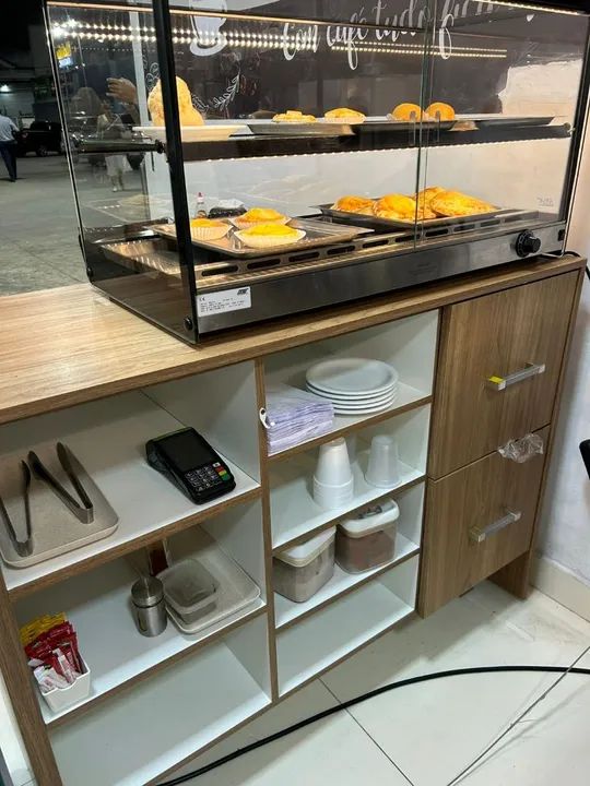 Estufa Vitrine Elétrica Dupla Quente 6 Bandejas Erato Tita - Foto 6