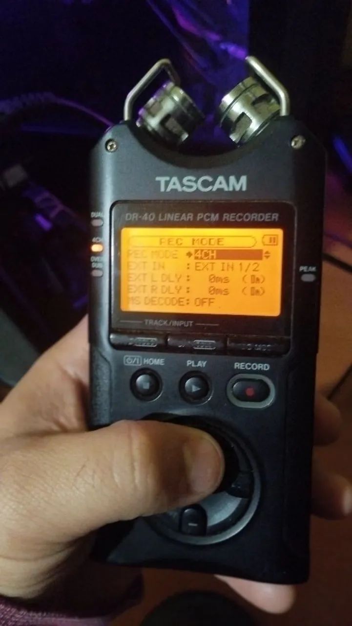 Gravador de Áudio Tascam DR-40  - Foto 6