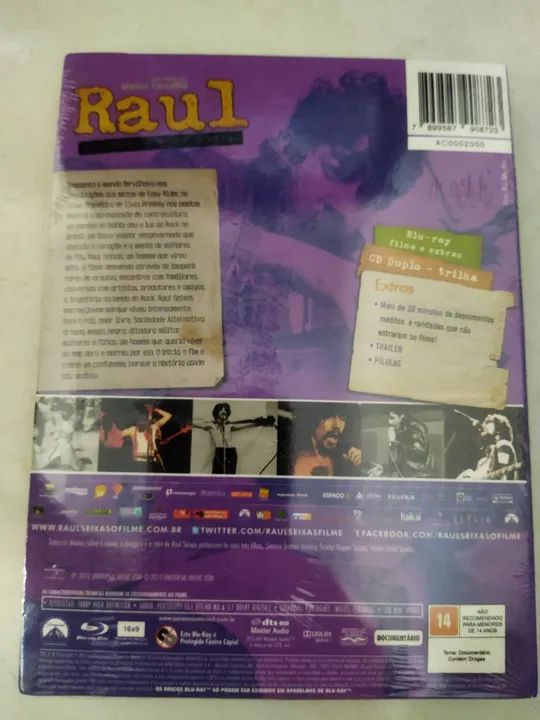 Box Blu Ray Raul - O Início, O Fim e O Meio - Blu Ray + CD Duplo - Foto 2