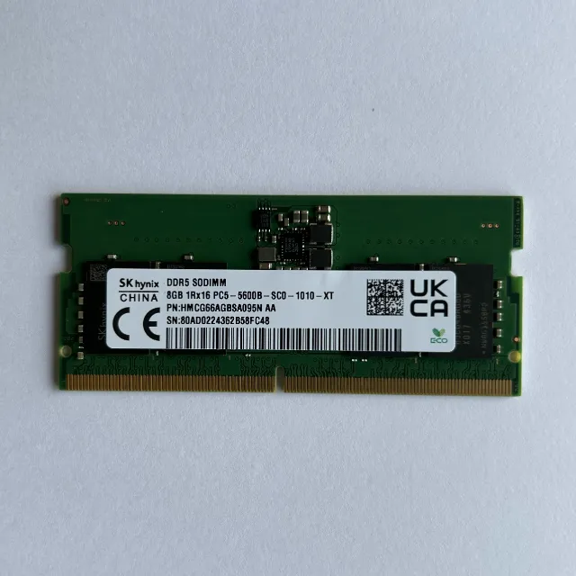 Memória Ram Dell / SK-Hynix 8GB DDR5 5600MHz SODIMM - Notebook
