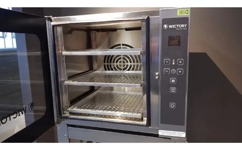 Forno Elétrico Mini Sem Vapor 3 Esteiras Convector Wictory - Foto 2