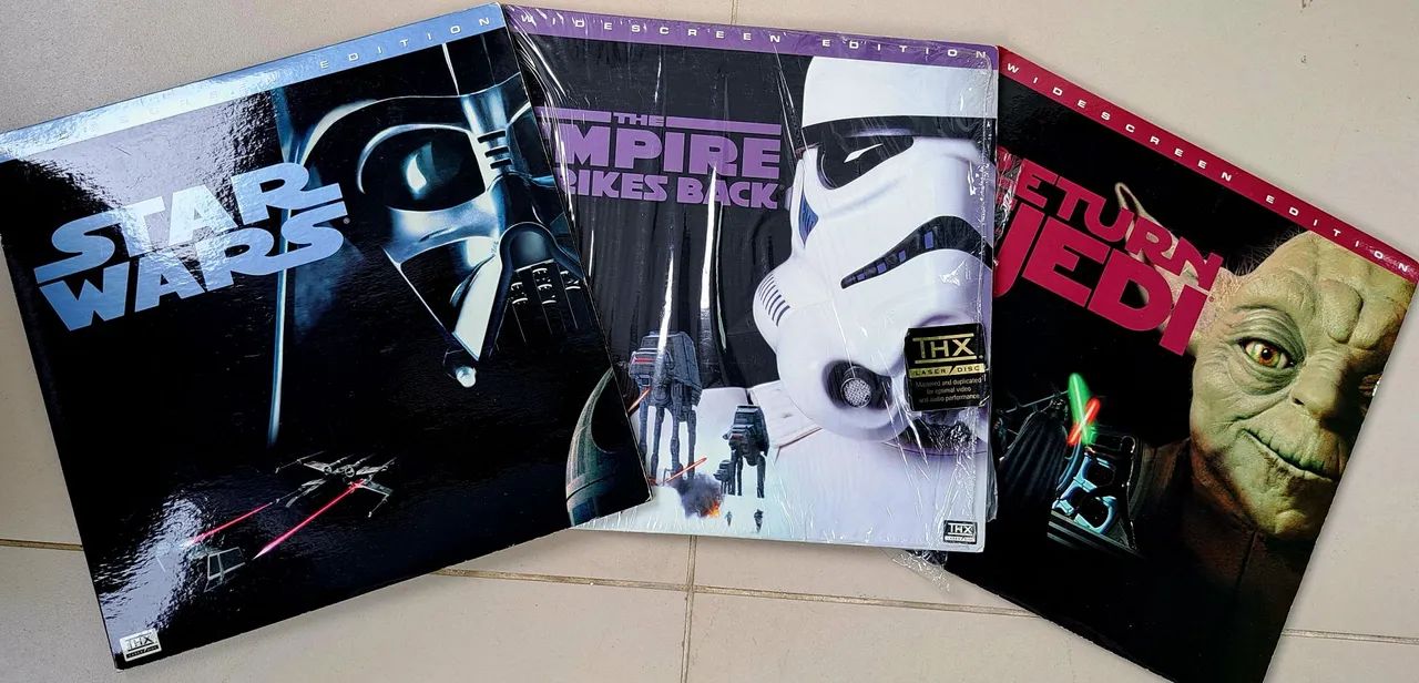Trilogia Star Wars em LaserDisc Widescreen - Foto 4