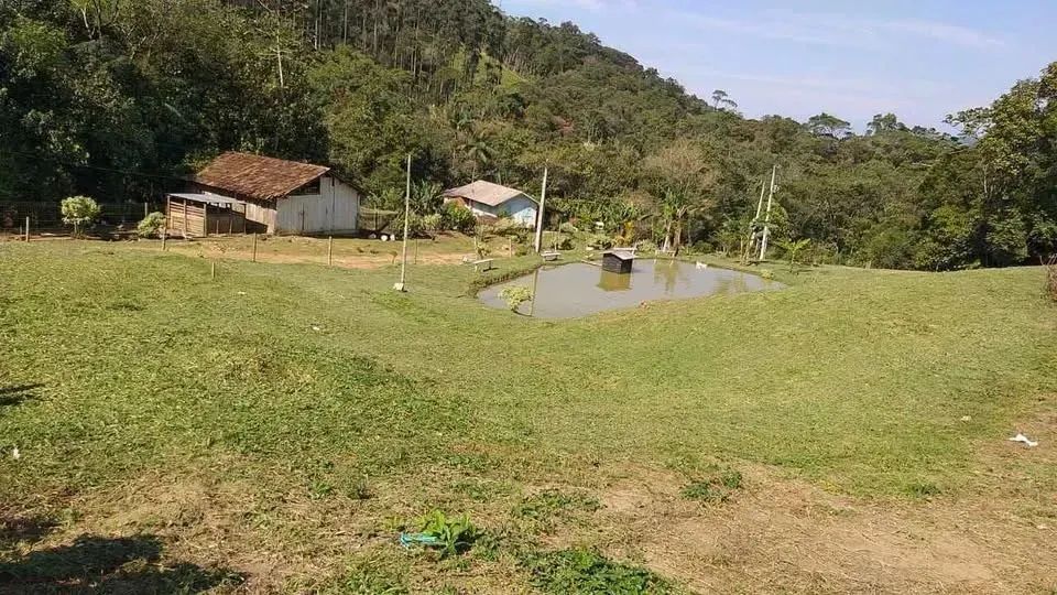 Lindo sítio de 5 hectares sendo 100x500 no bairro Espanha, três riacho Biguacu com casa. - Foto 6